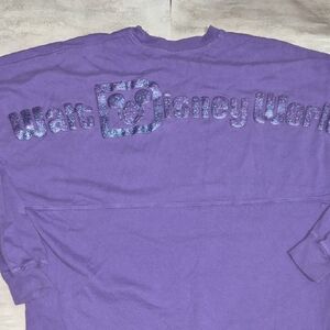 Disney Parks Purple Potion 2019 Rare Spirit Jersey Logo Small Oversized Sparkle